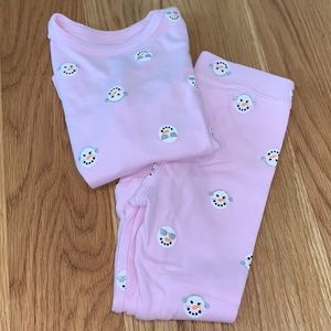 j. crew little girl holiday pajamas